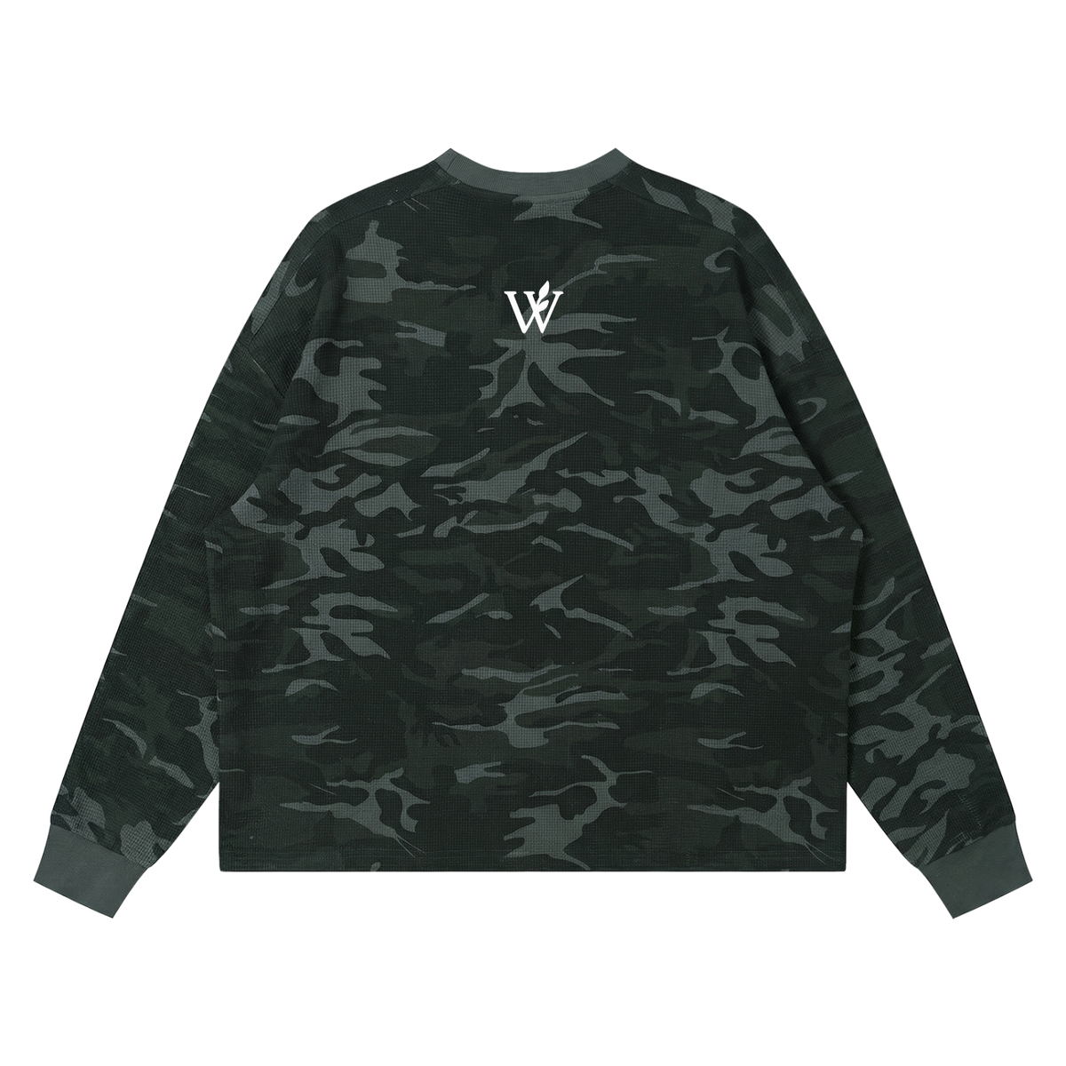 Unisex Waffle Boxy Long Sleeve T-Shirt