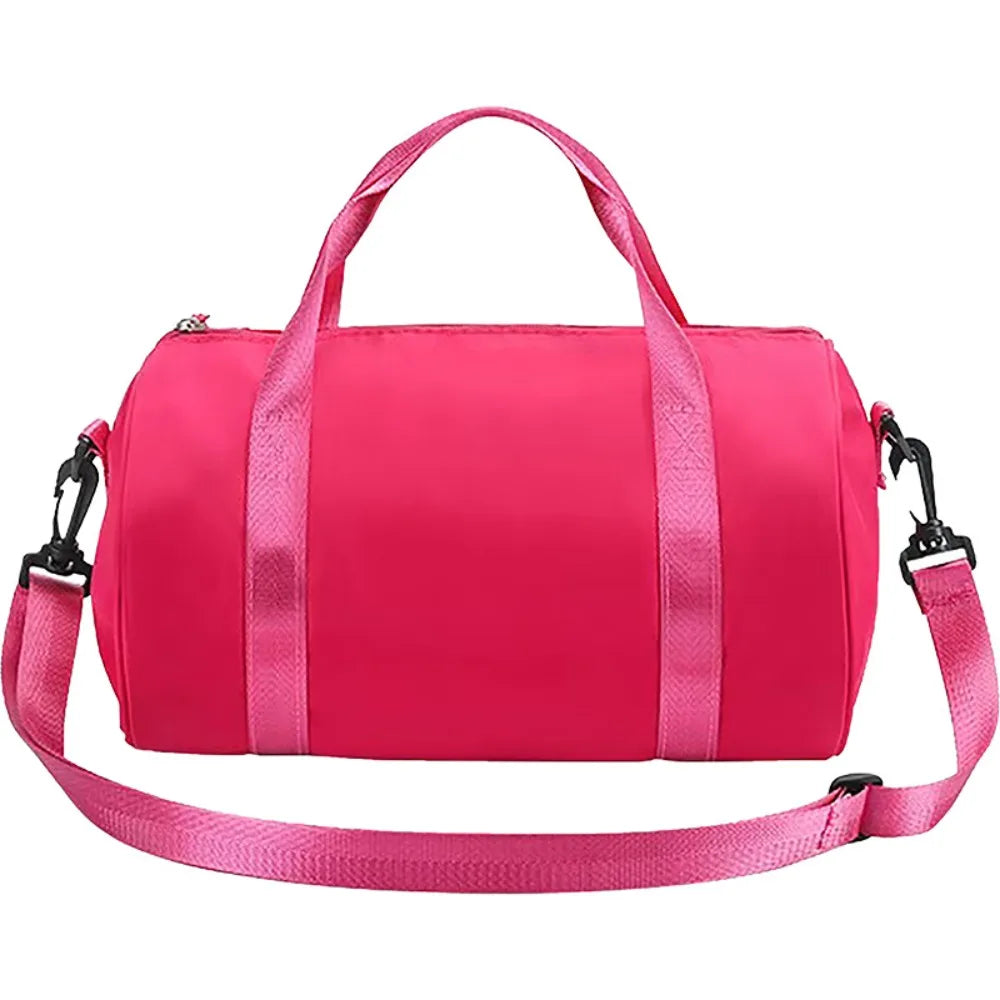 Solid Color Mini Gym Bag for Women Large Capacity Sports Bags Lightweight Waterproof Shoulder Bags P...