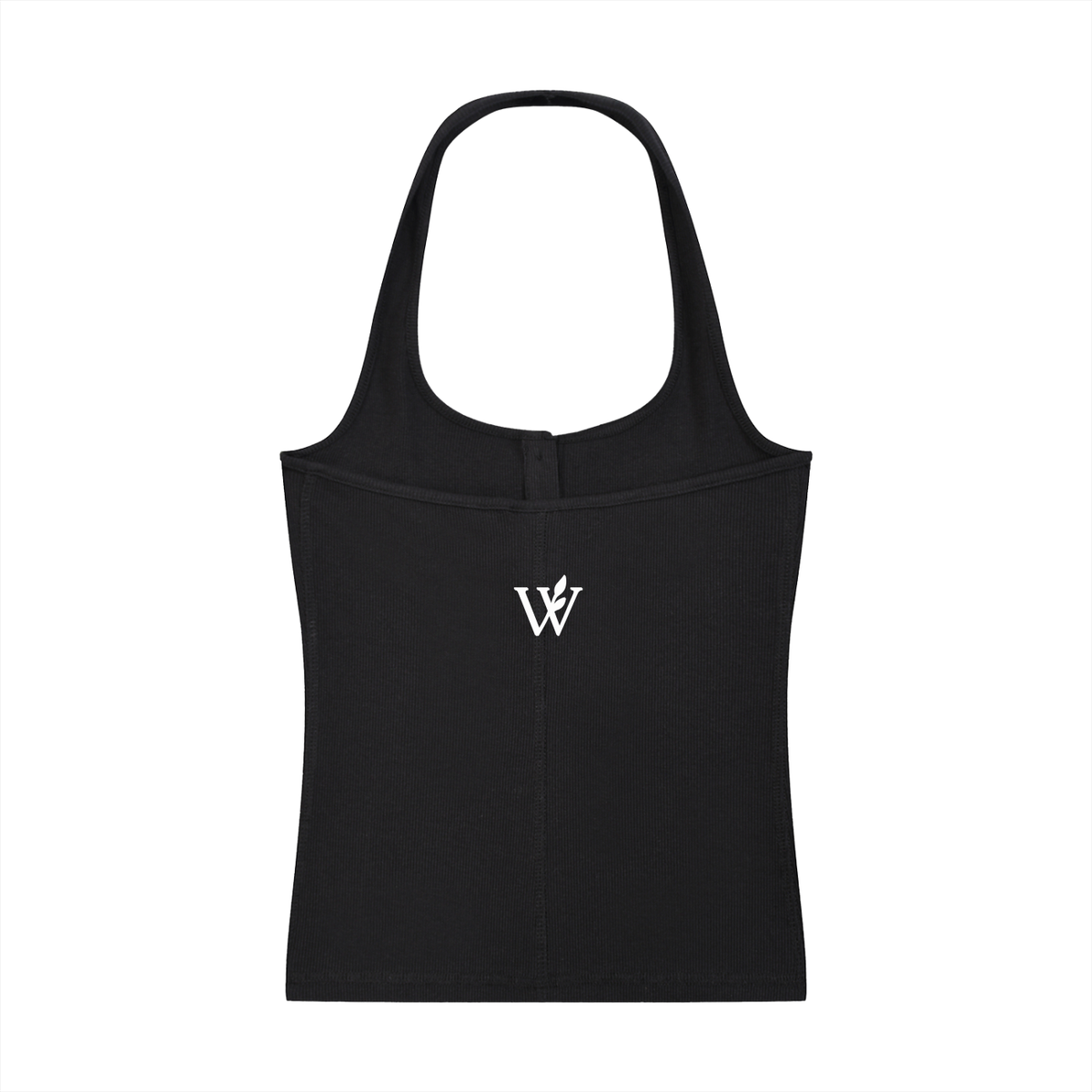 Women's Ribbed Henley Tank Top
