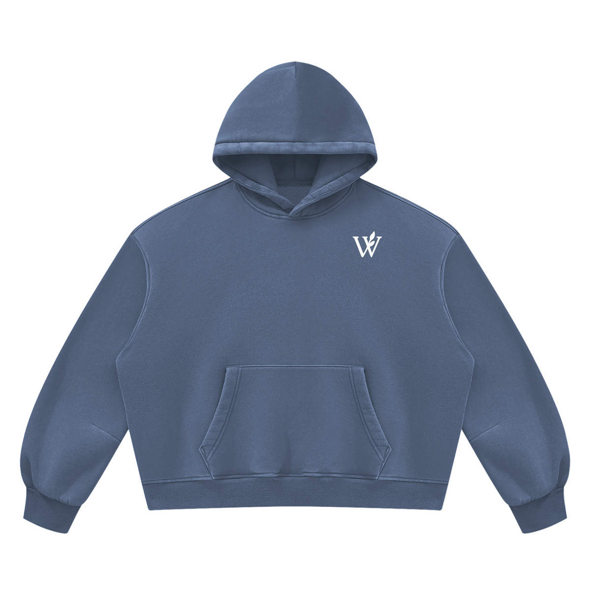 Unisex Vintage Wash Boxy Fleece Hoodie