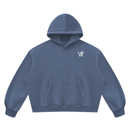 Unisex Vintage Wash Boxy Fleece Hoodie