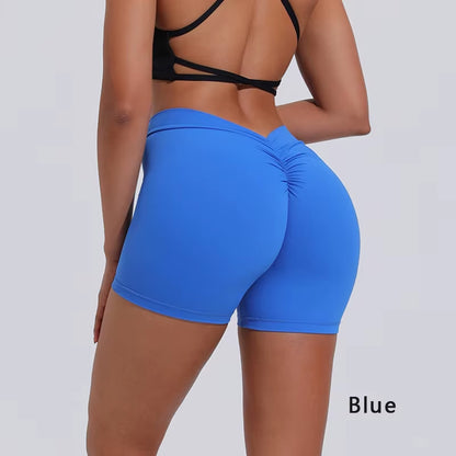 Elevate Your Workout with DIAS FIT JOY High-Waisted V-Back Yoga Shorts for Women - Ultimate Comfort and Style!