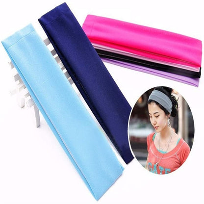 Vibrant 10-Pack Stretchy Headbands for Women - Soft, Comfortable, and Stylish Hair Accessories