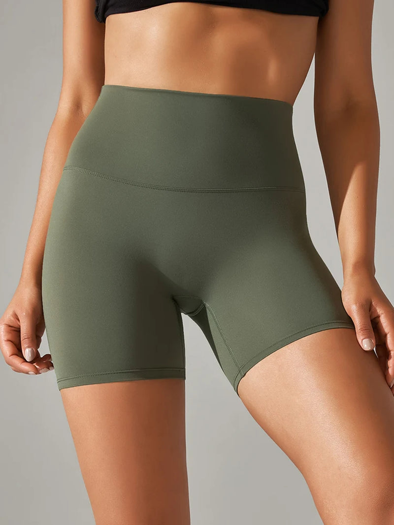 Elevate Your Workout with Our Women's High Waist Fitness Shorts - Squat Proof, Quick Dry, and Perfect for Every Season