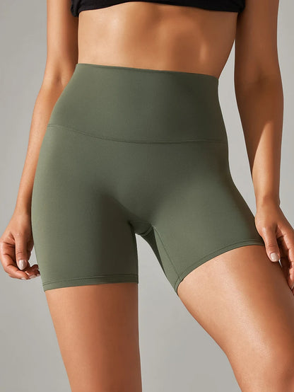 Elevate Your Workout with Our Women's High Waist Fitness Shorts - Squat Proof, Quick Dry, and Perfect for Every Season