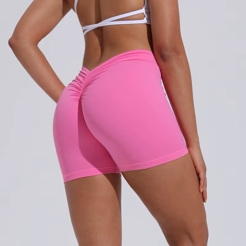 Elevate Your Workout with DIAS FIT JOY High-Waisted V-Back Yoga Shorts for Women - Ultimate Comfort and Style!