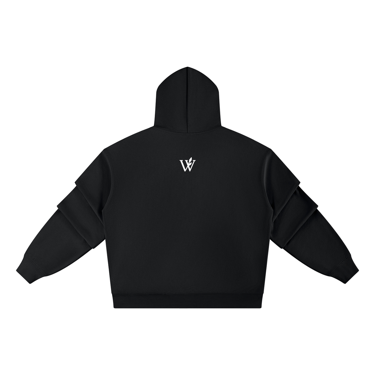 Unisex Heavyweight Ruched Sleeves Hoodie