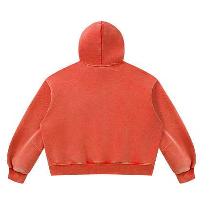 Unisex Vintage Wash Barrel Leg Fleece Sweatpants