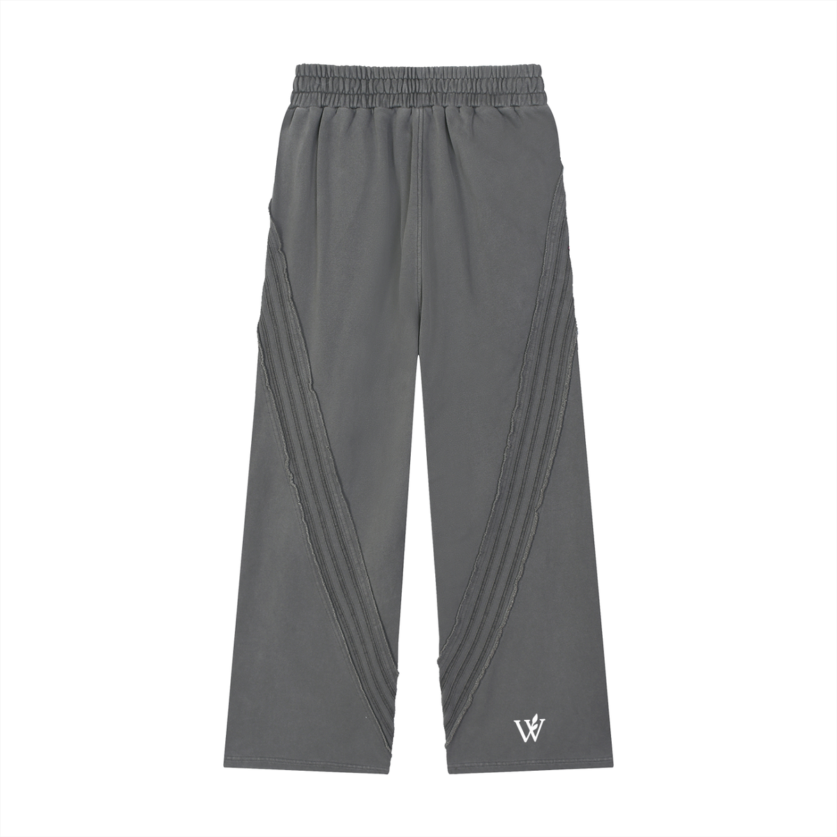 Snow Washed Tape Raw Edge Sweatpants