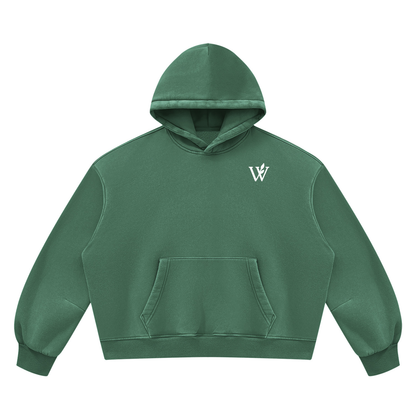 Unisex Vintage Wash Boxy Fleece Hoodie