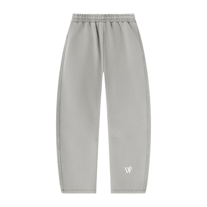 Unisex Vintage Wash Barrel Leg Fleece Sweatpants