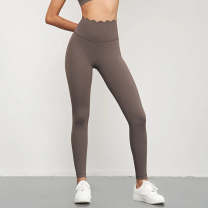 Yoga Pants Women Seamless Lotus Arc Workout Running Leggings High Waist Scrunch Butt Gym Leggings Ou...