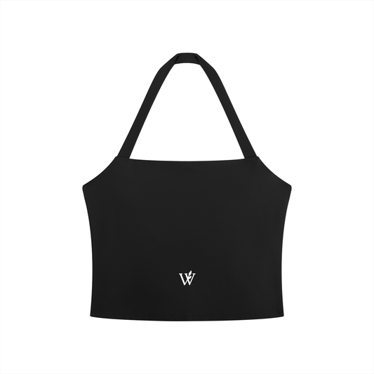 Women's Halter Crop Sports Bra
