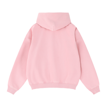 Zip-Through Boxy Fleece Hoodie