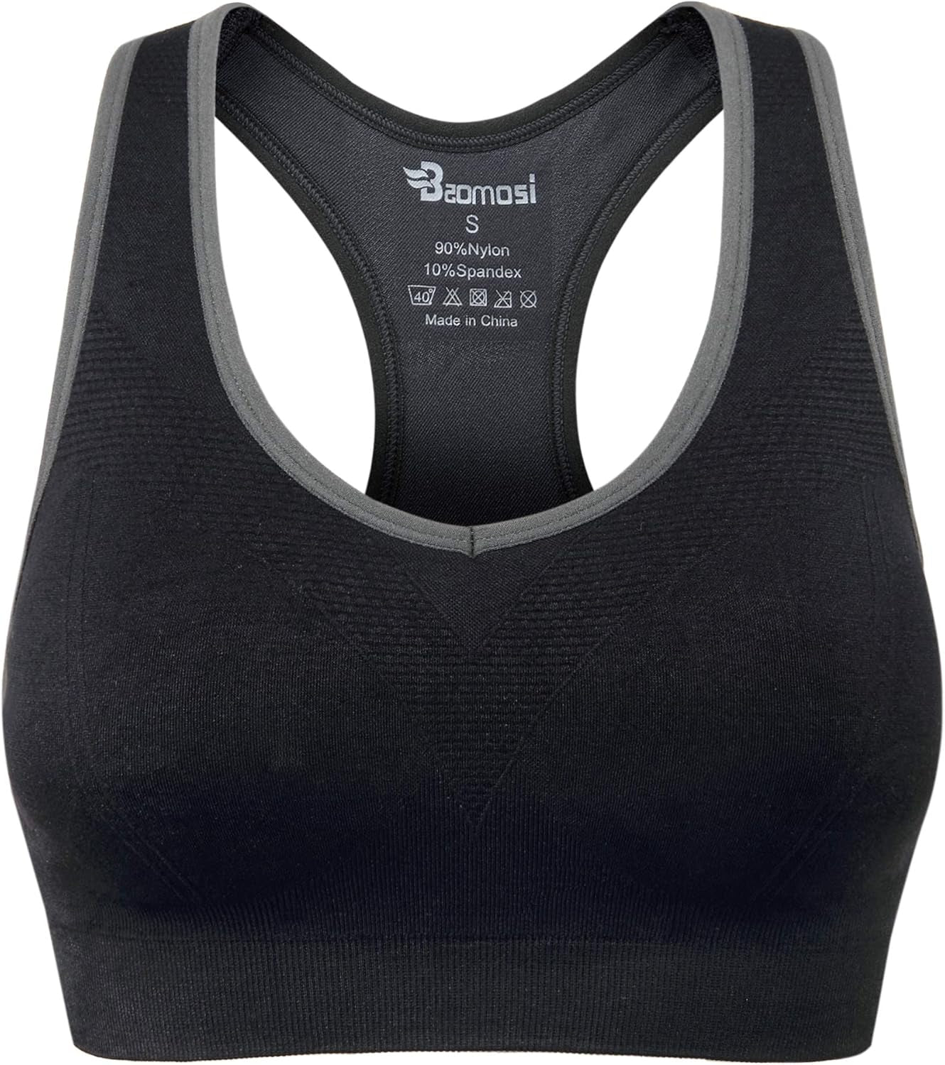 Elevate Your Workout with Our High Impact Women's Seamless Racerback Sports Bra - Perfect for Yoga, Gym, and Fitness Enthusiasts