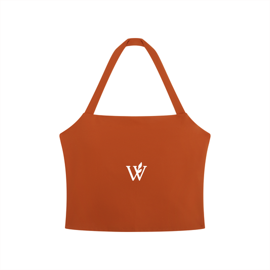 Women's Halter Crop Sports Bra