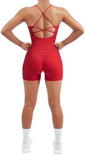 SUUKSESS Women 2 Piece Workout Sets Padded Tank Tops Tummy Control Leggings Gym Outfits