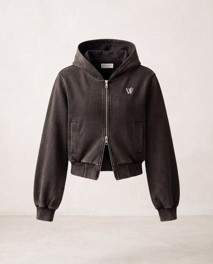Women’s Vintage Wash Full Zip Hoodie