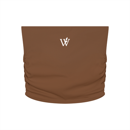 Women’s Ruched Cropped Yoga Tube Top