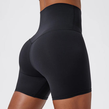 Elevate Your Workout with Our Stylish High-Waisted Compression Yoga Shorts for Women - Perfect for Gym and Running!