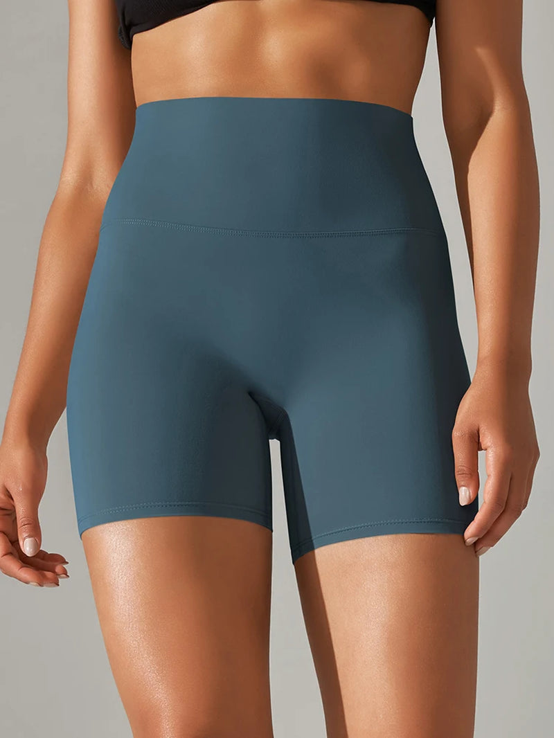 Elevate Your Workout with Our Women's High Waist Fitness Shorts - Squat Proof, Quick Dry, and Perfect for Every Season
