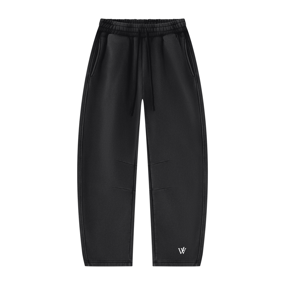 Unisex Vintage Wash Barrel Leg Fleece Sweatpants
