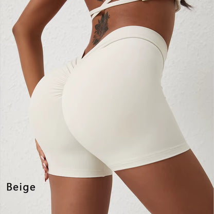 Elevate Your Workout with DIAS FIT JOY High-Waisted V-Back Yoga Shorts for Women - Ultimate Comfort and Style!