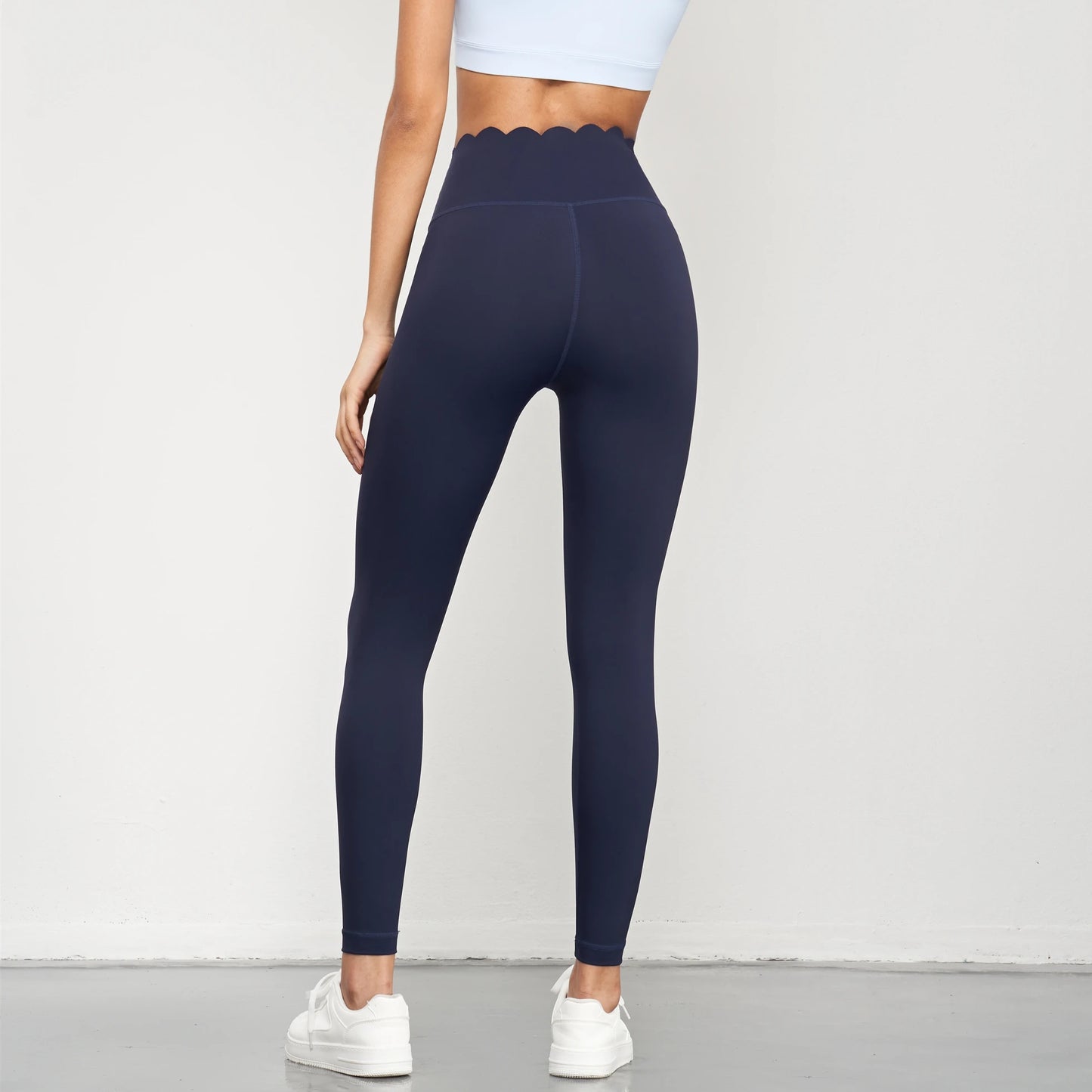 Yoga Pants Women Seamless Lotus Arc Workout Running Leggings High Waist Scrunch Butt Gym Leggings Ou...
