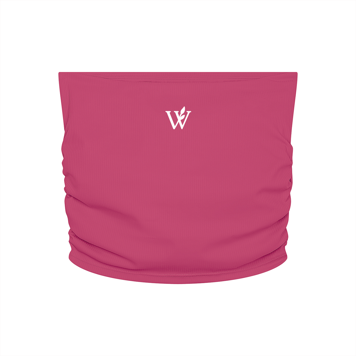Women’s Ruched Cropped Yoga Tube Top
