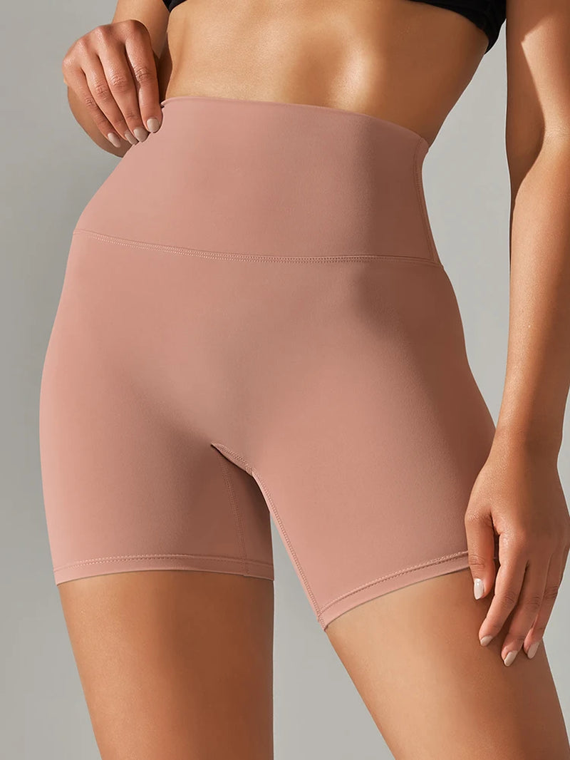 Elevate Your Workout with Our Women's High Waist Fitness Shorts - Squat Proof, Quick Dry, and Perfect for Every Season