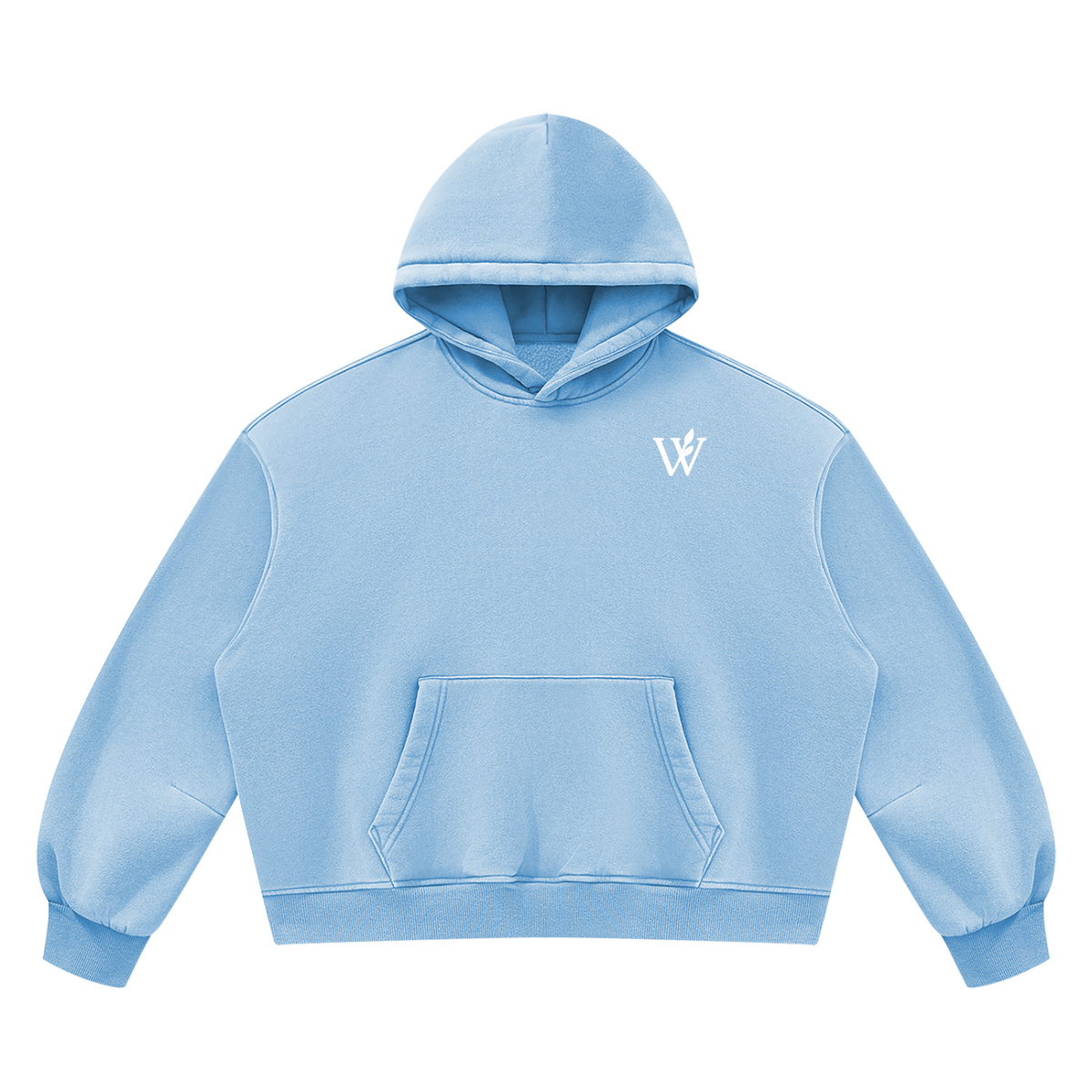 Unisex Vintage Wash Boxy Fleece Hoodie