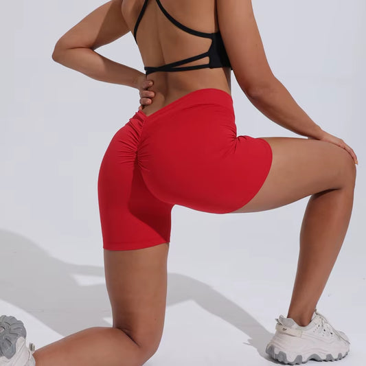 Elevate Your Workout with DIAS FIT JOY High-Waisted V-Back Yoga Shorts for Women - Ultimate Comfort and Style!