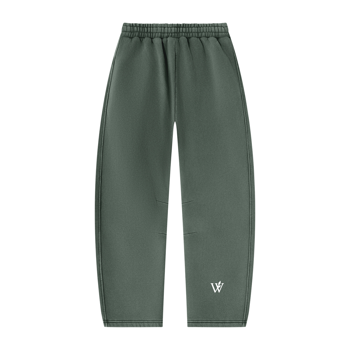 Unisex Vintage Wash Barrel Leg Fleece Sweatpants