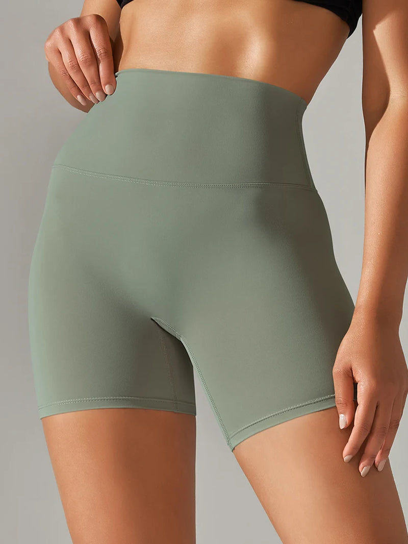 Elevate Your Workout with Our Women's High Waist Fitness Shorts - Squat Proof, Quick Dry, and Perfect for Every Season