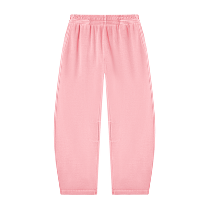 Unisex Vintage Washed Barrel Leg Sweatpants