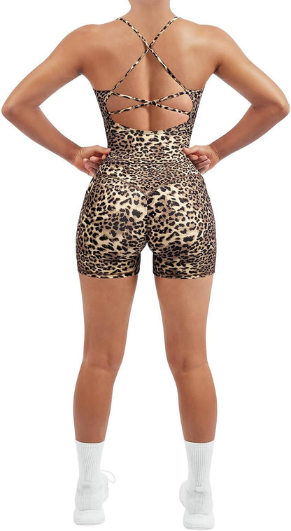 SUUKSESS Women 2 Piece Workout Sets Padded Tank Tops Tummy Control Leggings Gym Outfits