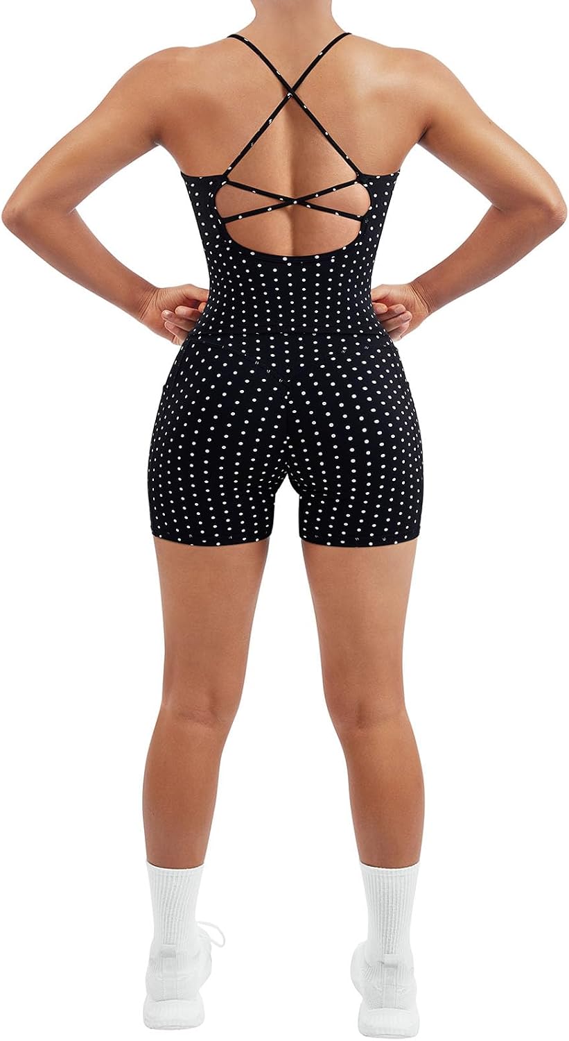 SUUKSESS Women 2 Piece Workout Sets Padded Tank Tops Tummy Control Leggings Gym Outfits