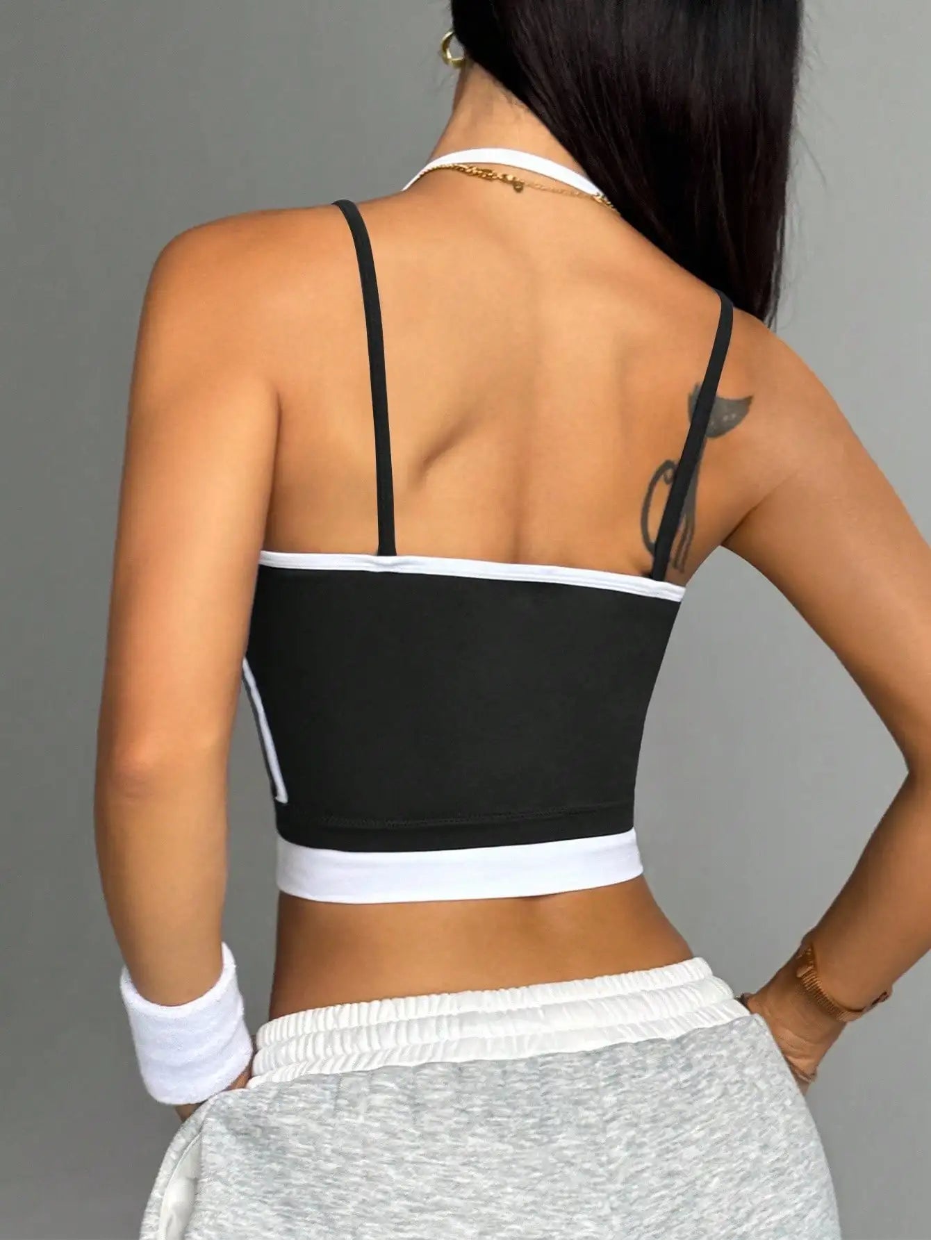 Color Blocking Non Steel Ring Beautiful Back Sports Vest for Women'S Outdoor Wear, Fitness Running, ...