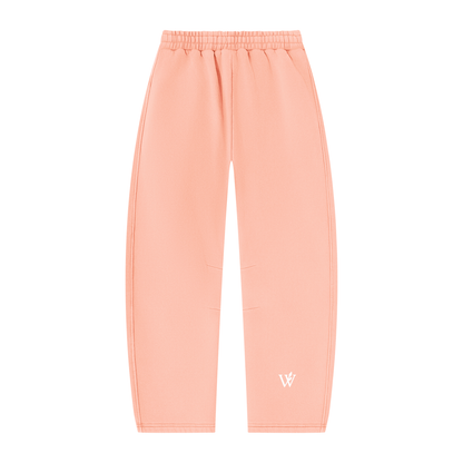 Unisex Vintage Wash Barrel Leg Fleece Sweatpants