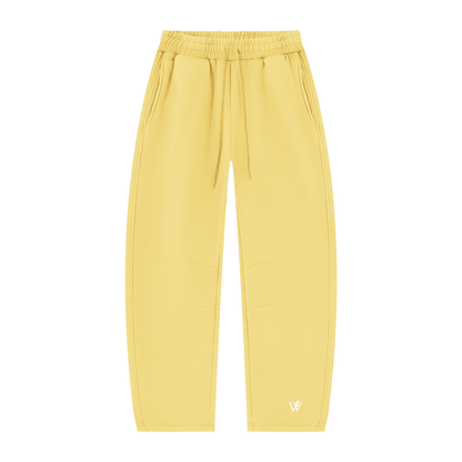 Unisex Vintage Wash Barrel Leg Fleece Sweatpants