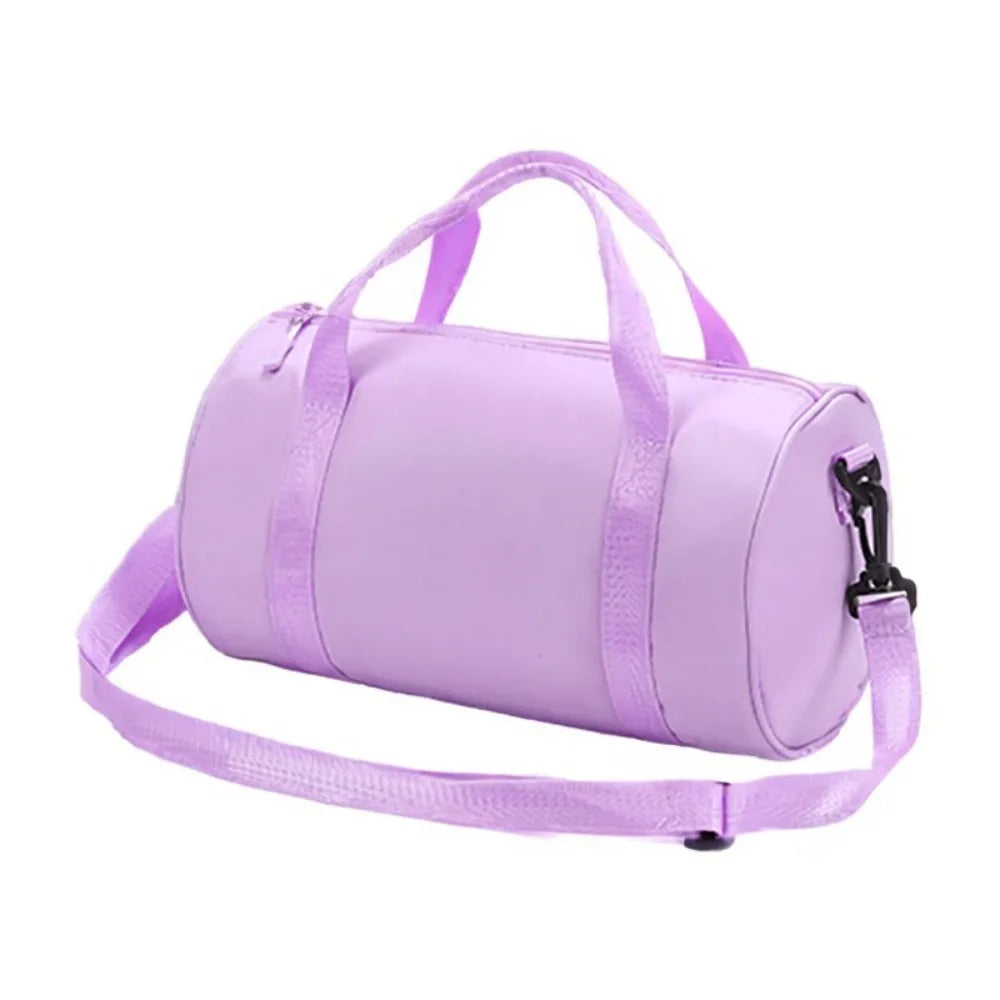 Solid Color Mini Gym Bag for Women Large Capacity Sports Bags Lightweight Waterproof Shoulder Bags P...