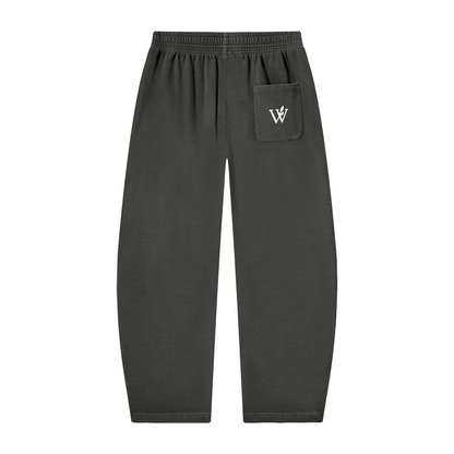 Unisex Vintage Washed Barrel Leg Sweatpants