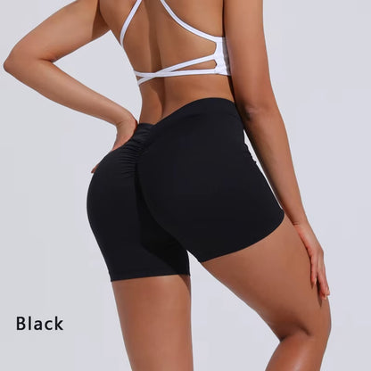 Elevate Your Workout with DIAS FIT JOY High-Waisted V-Back Yoga Shorts for Women - Ultimate Comfort and Style!