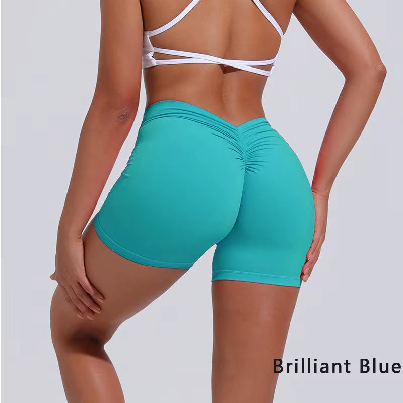 Elevate Your Workout with DIAS FIT JOY High-Waisted V-Back Yoga Shorts for Women - Ultimate Comfort and Style!