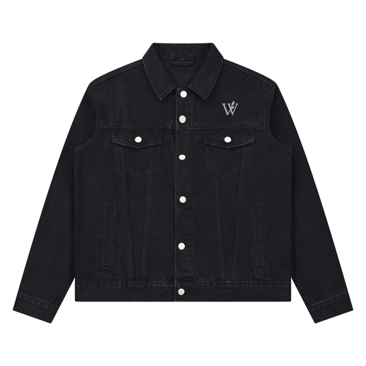 Unisex Vintage Wash Denim Jacket