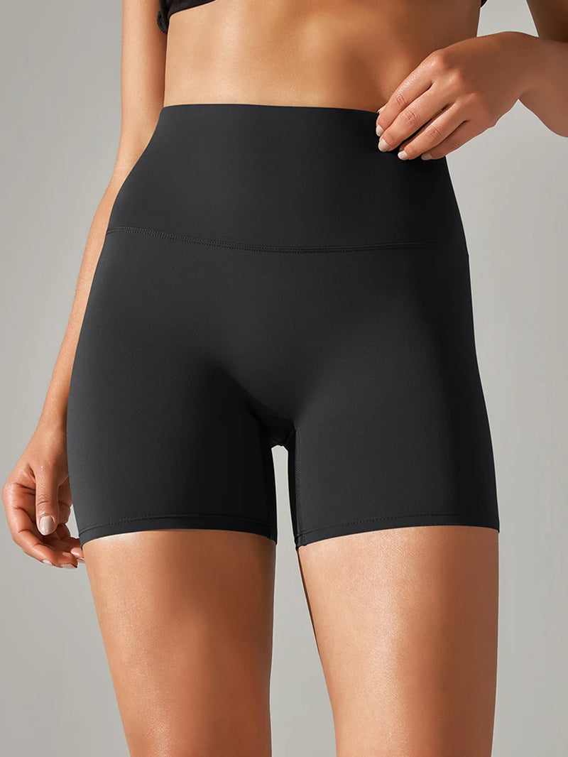 Elevate Your Workout with Our Women's High Waist Fitness Shorts - Squat Proof, Quick Dry, and Perfect for Every Season