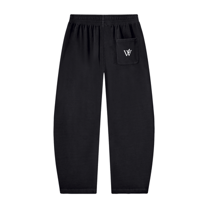 Unisex Vintage Washed Barrel Leg Sweatpants