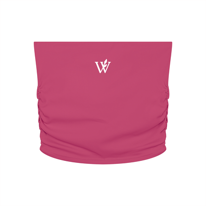 Women’s Ruched Cropped Yoga Tube Top