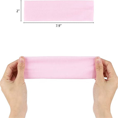 Vibrant 10-Pack Stretchy Headbands for Women - Soft, Comfortable, and Stylish Hair Accessories