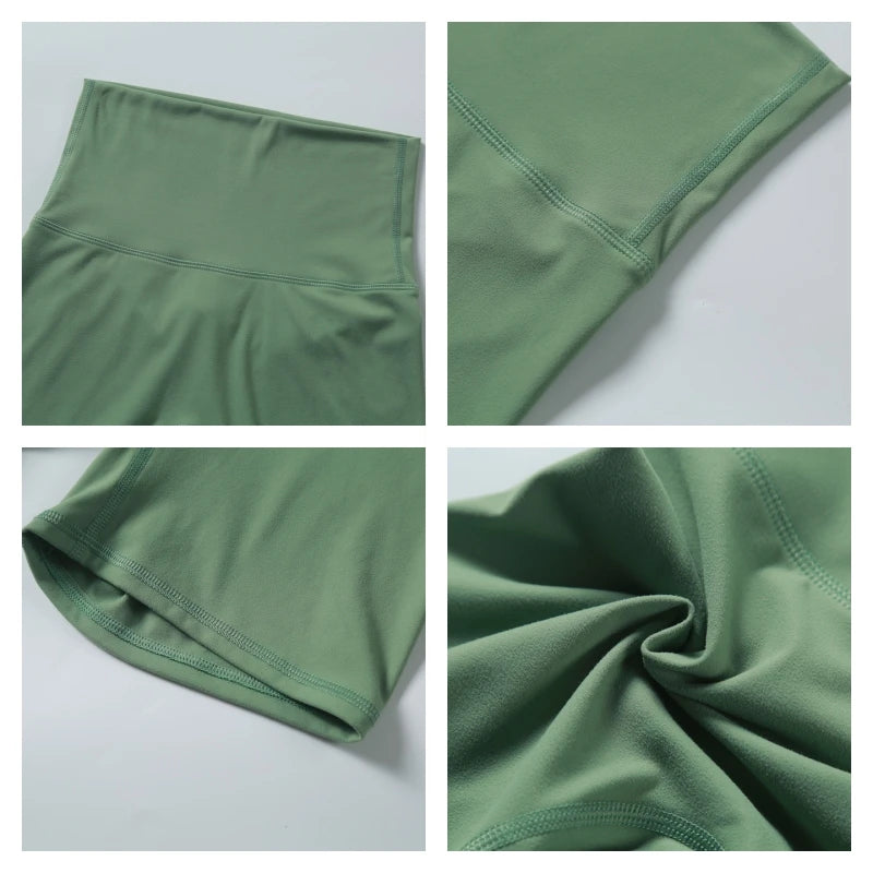 Elevate Your Workout with Our Stylish High-Waisted Compression Yoga Shorts for Women - Perfect for Gym and Running!